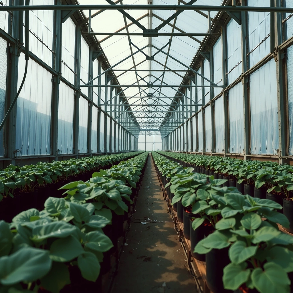 Nowoczesna szklarnia wertykalna